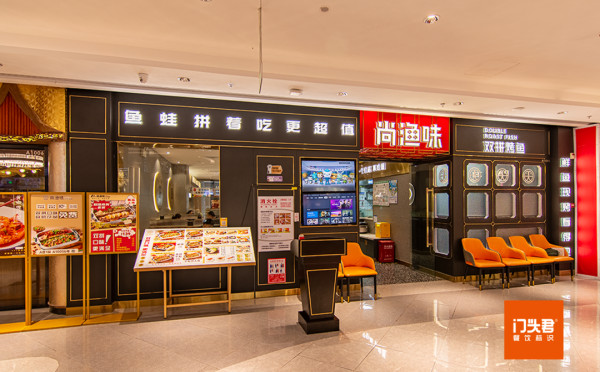 尚渔味打造特色天花板，与餐厅环境融为一体！